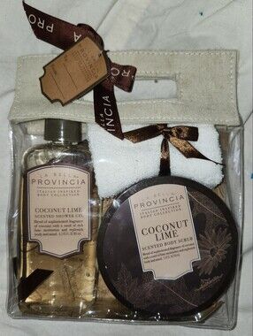 La Bella Provincia Coconut Lime bath gift set